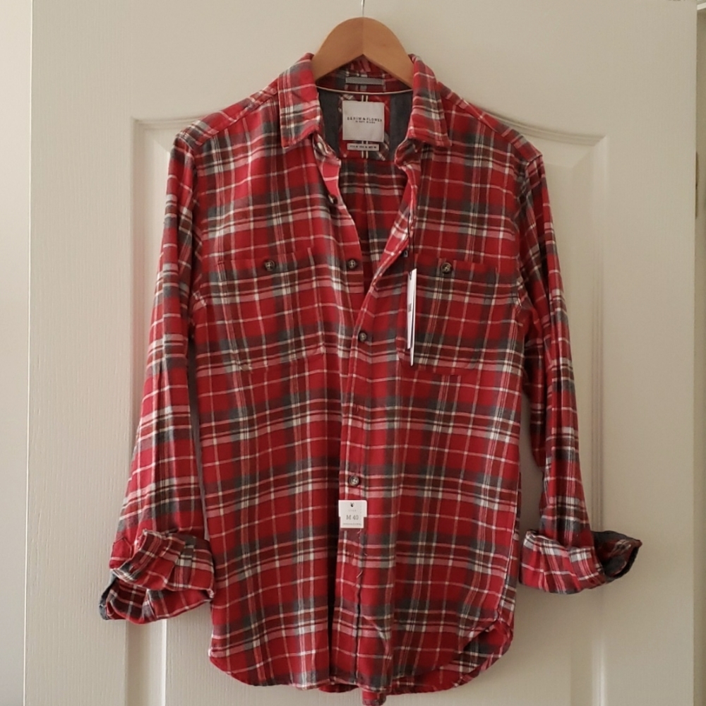 Denim and Flower Flannel